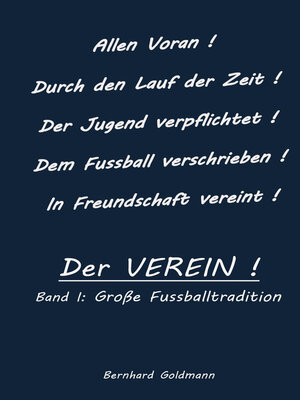 cover image of Der VEREIN!